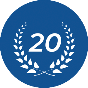 Experiencia<br>de 20 años